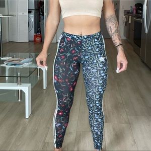 Adidas flower leggings